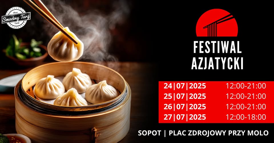 grafika info o festiwalu azjatyckim w sopocie