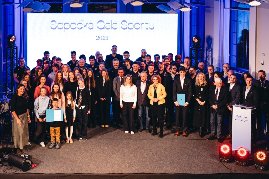 zdjęcie laureatów Sopockiej Gali Sportu