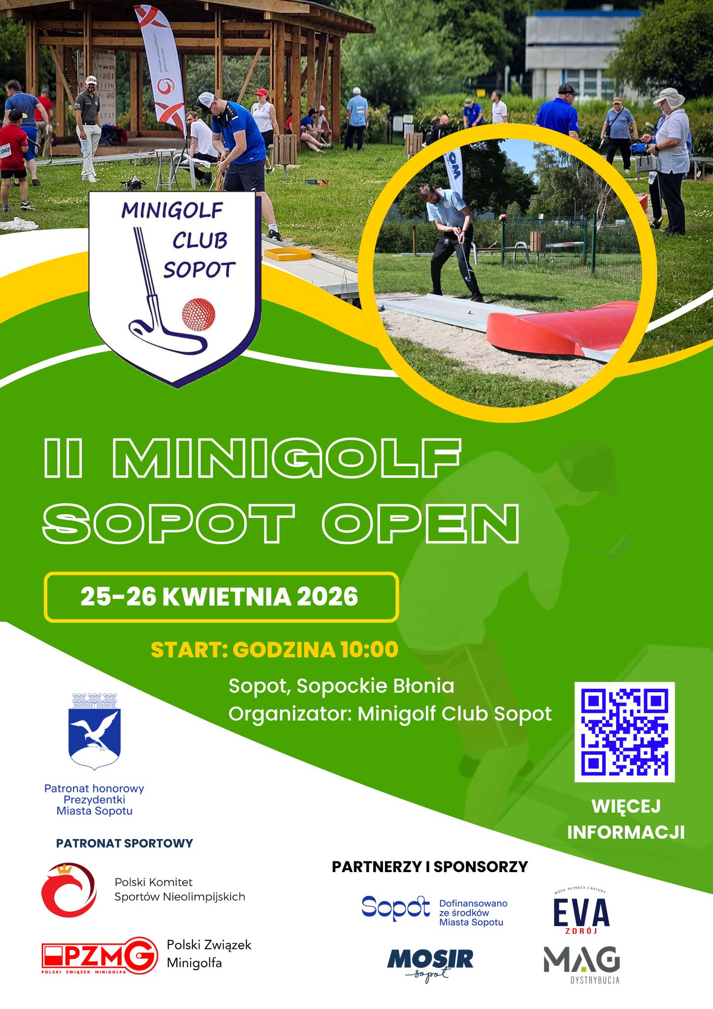 Mini golf Sopot Open 2026 plakat