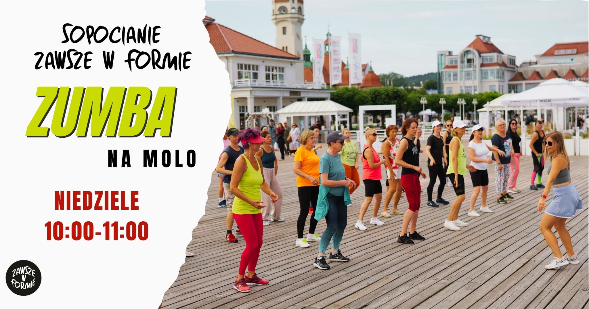 zumba na molo grafika